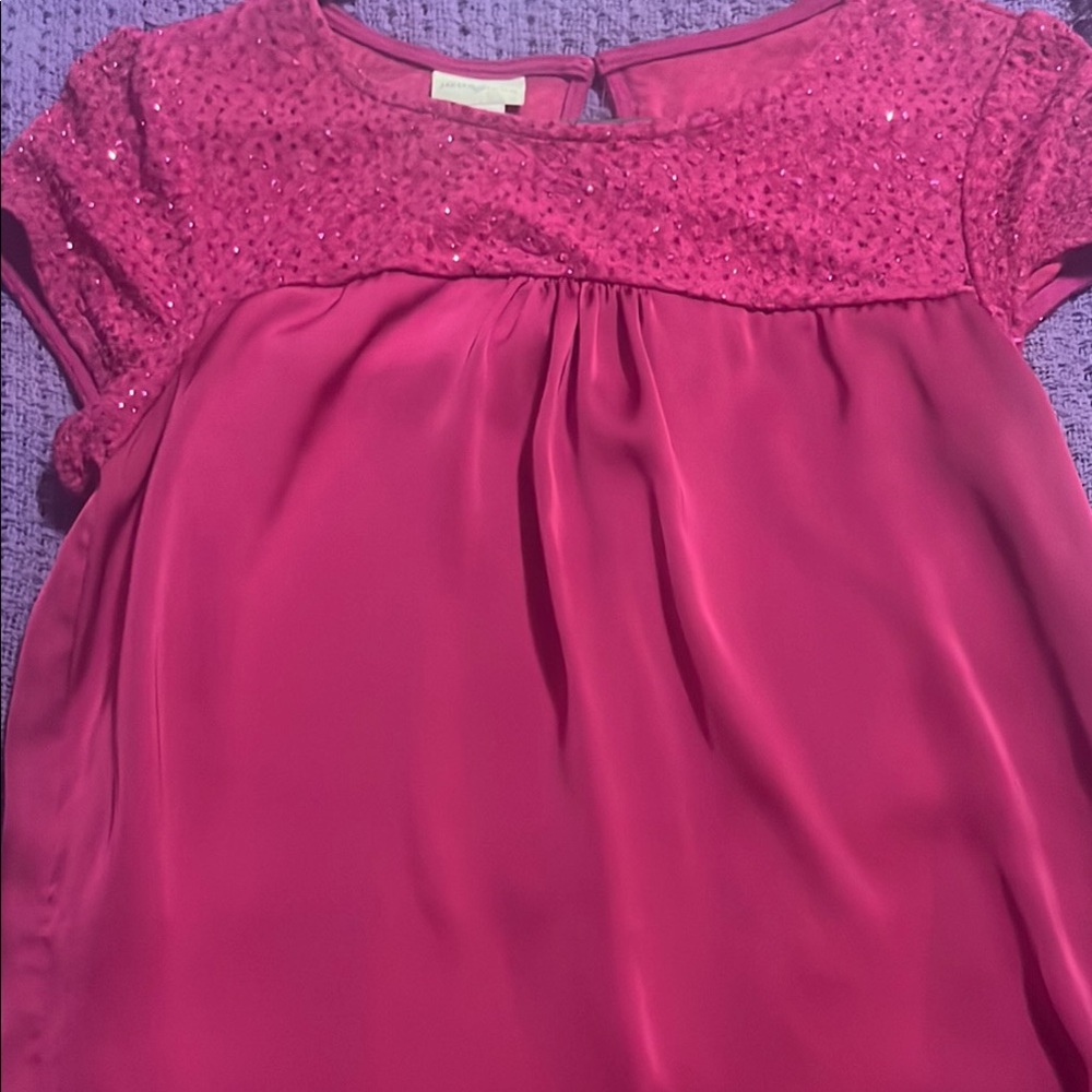Pink Beaded Blouse